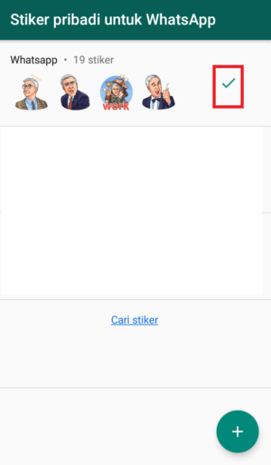 Cara menggunakan stiker Telegram di aplikasi WhatsApp 30 sticker berhasil di kirim ke whatsapp