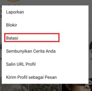 Cara mengaktifkan fitur restrict (batasi) di Instagram 19 Cara mengaktifkan fitur restrict (batasi) di Instagram 18
