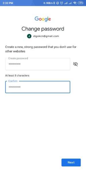 Atur Ulang Password