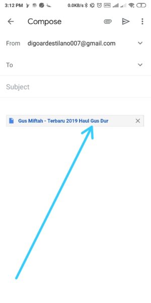 Cara mengirim file besar (diatas 25 MB) lewat Gmail (di HP atau PC) 12 File Terlampir