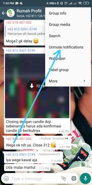 Cara mematikan notifikasi grup whatsapp yang mengganggu 5 Cara Unmte Group