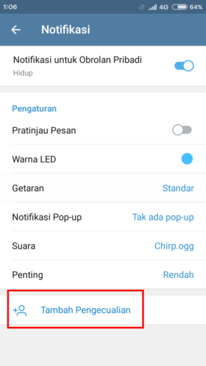 Cara mengatur suara notifikasi Telegram secara general maupun khusus 14 Cara mengatur suara notifikasi Telegram secara general maupun khusus 13