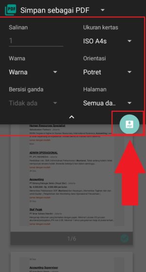 Cara menyimpan pesan email menjadi file pdf 4 Memilih ikon "Pdf" untuk konvert email menjadi file pdf