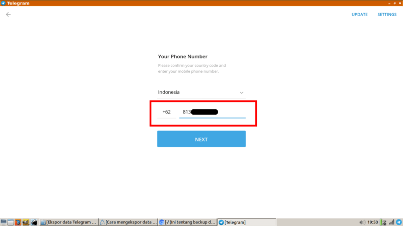 Cara export data telegram (untuk backup chat, kontak, dll) 2 Cara export data telegram (untuk backup chat, kontak, dll) 1