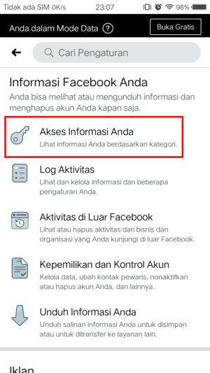 Cara mengembalikan chat Facebook yang terhapus permanen 8 Cara mengembalikan chat Facebook yang terhapus permanen 7