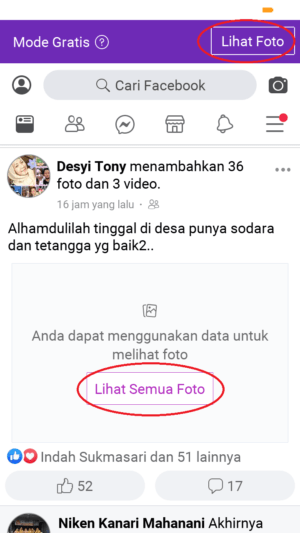 Inilah Kenapa Foto di Facebook Tidak Muncul (dan SOLUSINYA) 2 Tap "lihat semua foto" atau "lihat foto"