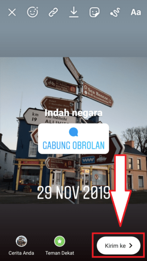 Cara membuat tombol "gabung obrolan" di Instagram Stories 9 Cara membuat tombol "gabung obrolan" di Instagram Stories 8