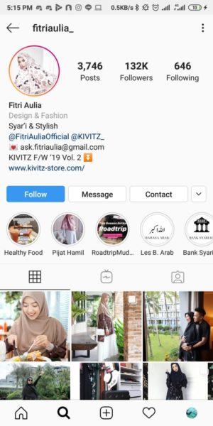 25+1 Akun Instagram Inspiratif untuk Inspirasi Style dalam Berhijab 5 Fitri Aulia