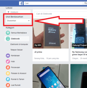 Cara Mencari Barang di Marketplace Facebook 5