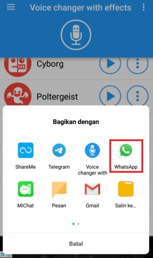 Cara kirim voice note dengan "suara unik" di WhatsApp 21