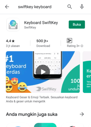 buka Keyboard Swiftkey