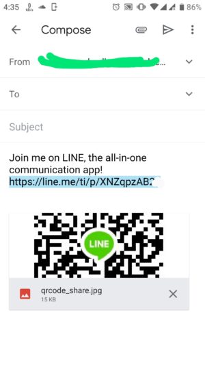 Cara menambahkan link LINE ke bio instagram 35