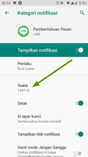 Cara mengganti suara notifikasi LINE terbaru 24