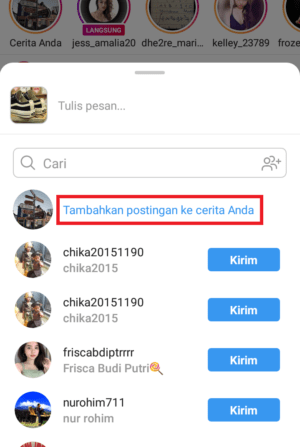 Cara menambahkan efek background Spotify ke Instagram Stories 44 klik bagian ini