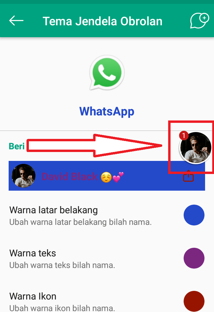 Cara mengganti style gelembung chat WhatsApp 47