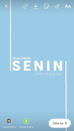Cara Membuat Instastory Keren dan Kekinian 13