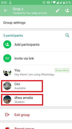 Cara mengeluarkan Anggota dari grup WhatsApp (Lengkap) 3