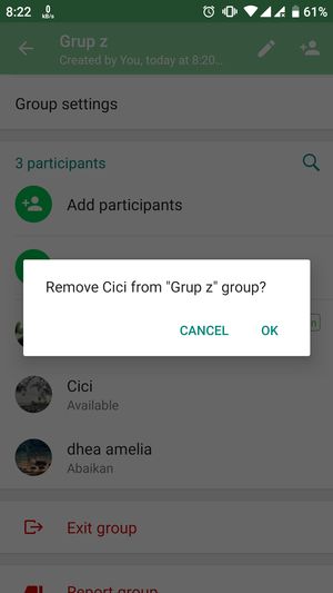 Cara mengeluarkan Anggota dari grup WhatsApp (Lengkap) 7