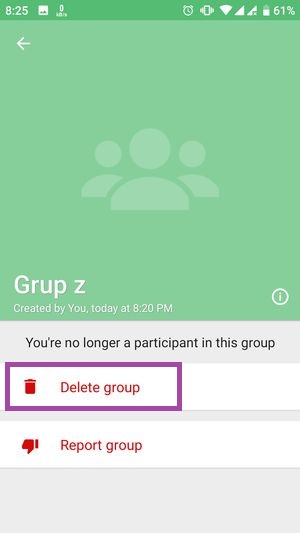 Cara menghapus grup WhatsApp permanen 13
