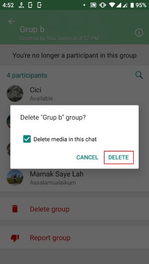 Cara menghapus grup WhatsApp permanen 21