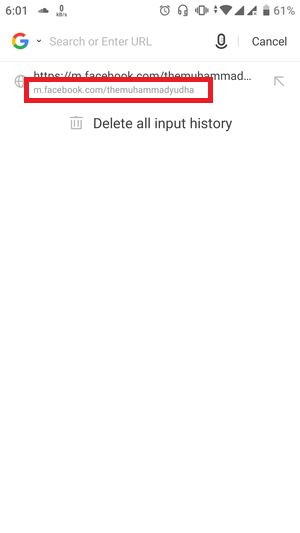 Cara mengganti url profil Facebook 1