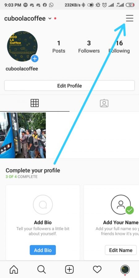 Cara memprivate akun instagram 1 Halaman Awal Instagram