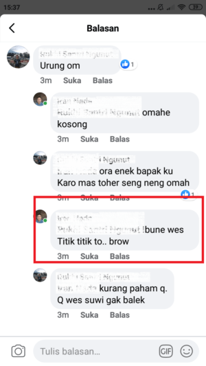 Cara menghapus komentar di facebook 7