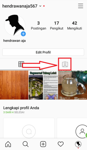 Cara menyembunyikan dan mengembalikan foto yang tag kita di Instagram 3