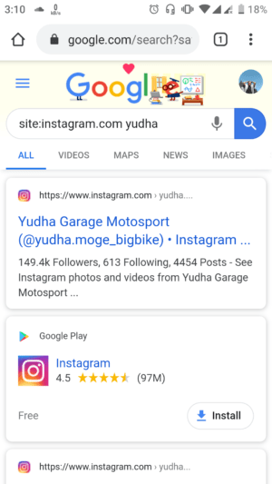 Cara mencari user Instagram tanpa harus login 4