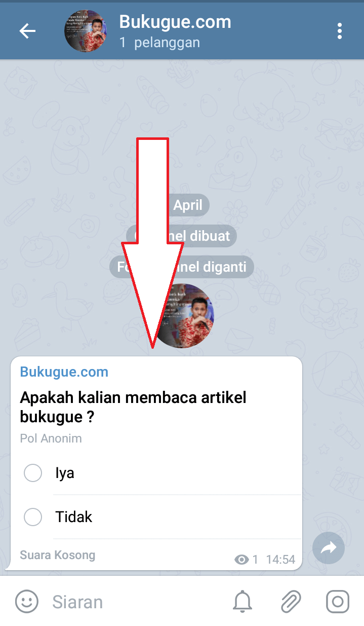 Cara membuat Polling di Telegram 10