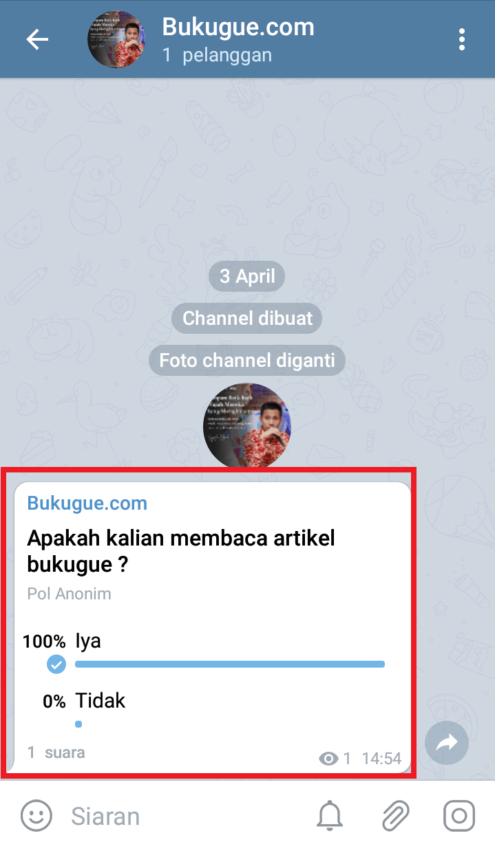 Cara membuat Polling di Telegram 12