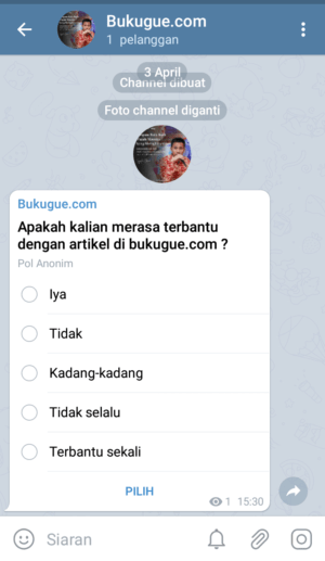Cara membuat Polling di Telegram 30