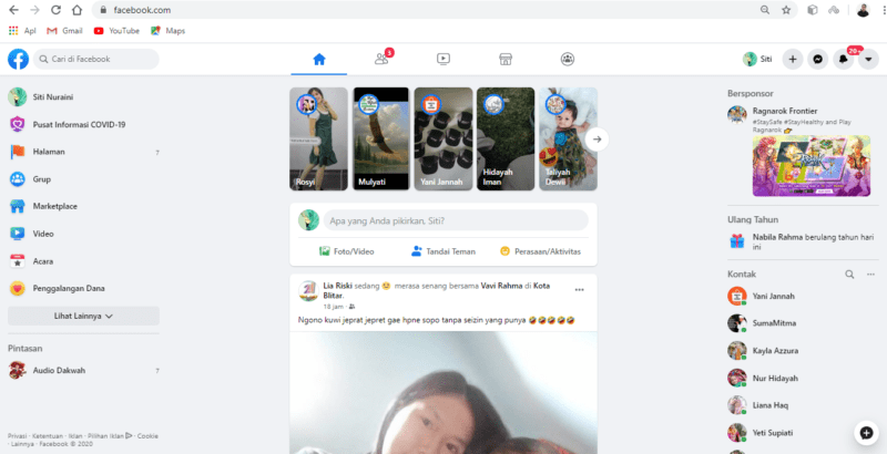 Cara mengubah tampilan Facebook ke tampilan terbaru 6 tampilan facebook yang baru