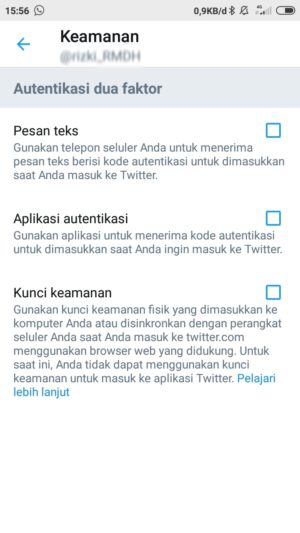Cara mengaktifkan fitur Verifikasi Dua Langkah di Twitter 12 Cara mengaktifkan fitur Verifikasi Dua Langkah di Twitter 11