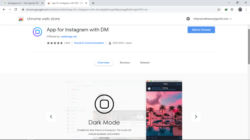 Cara mengirim DM Instagram di Komputer atau PC 17