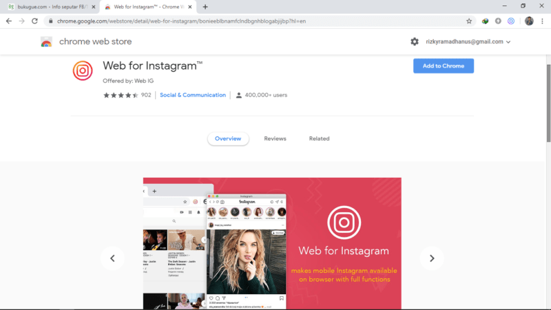 Cara mengirim DM Instagram di Komputer atau PC 29