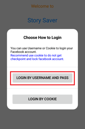 login by username dan pass 