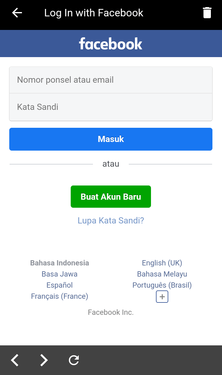Cara Mendownload story Facebook (Update 2023) 3 login ke akun facebook