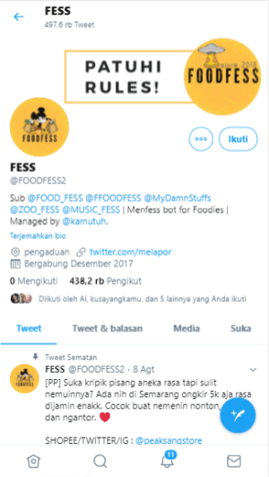 Bahasan seputar akun Base dan Menfess di Twitter 9