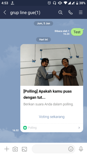 Cara membuat polling di LINE 19