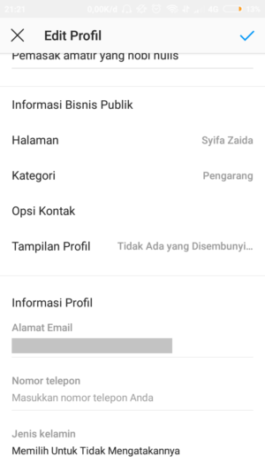 Cara membuat akun Instagram Bisnis 26