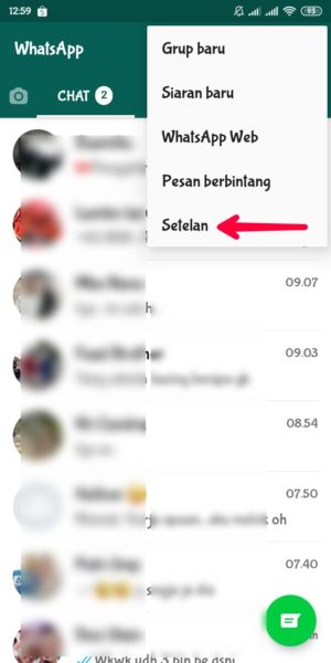 Cara menonaktifkan download otomatis di WhatsApp 2