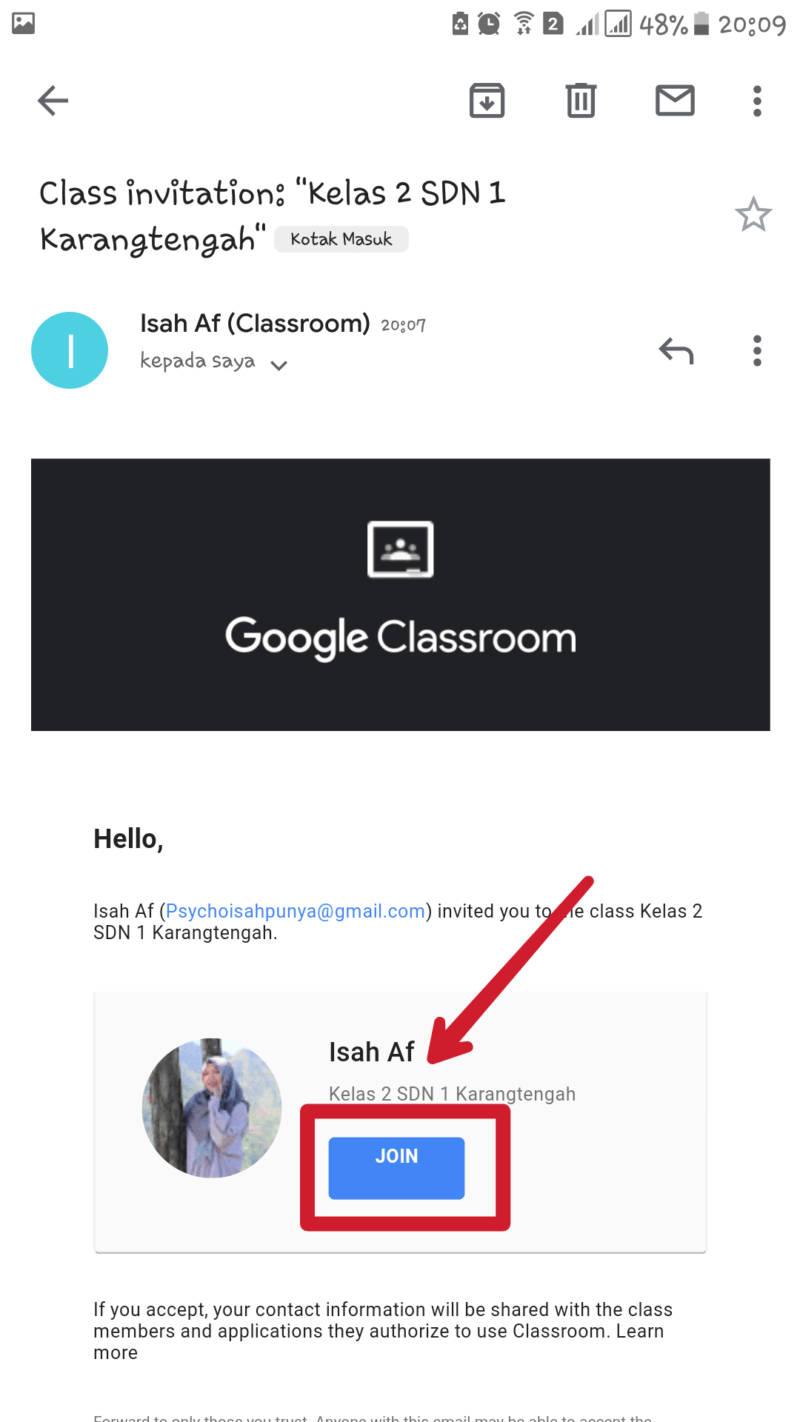 Cara menggunakan Google Classroom untuk siswa 19