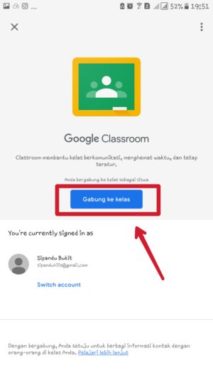Cara menggunakan Google Classroom untuk siswa 6 Cara menggunakan Google Classroom untuk siswa 5