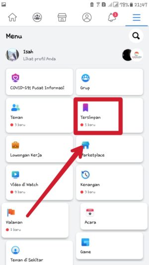 Cara menyimpan postingan di Facebook (tanpa download) 18 Cara menyimpan postingan di Facebook (tanpa download) 17