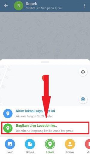 Cara Share Lokasi Secara Real Time di Telegram 5 pilih agikan live location