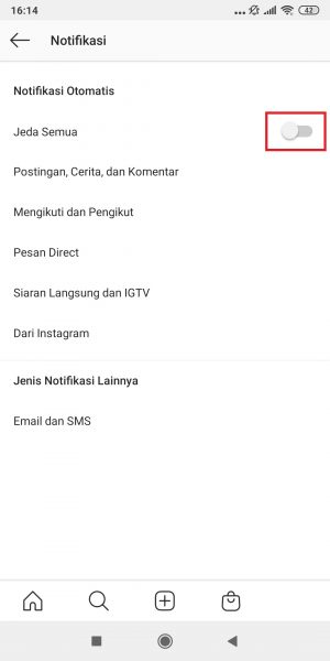 Cara mengetahui berapa lama waktu terpakai main Instagram 11 Tap icon di sebelah kanan "Jeda Semua".