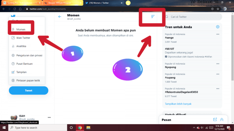 Cara membuat moment Twitter (Update terbaru) 6 Cara membuat moment Twitter (Update terbaru) 5