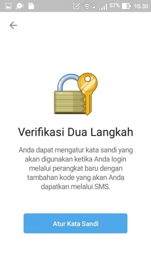 Cara Mengaktifkan dan Menonaktifkan verifikasi 2 langkah Telegram 6 atur kata sandi