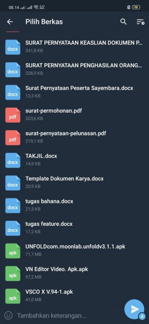 Cara mengirim file lewat telegram (bisa ukuran besar) 6 Cara mengirim file lewat telegram (bisa ukuran besar) 5